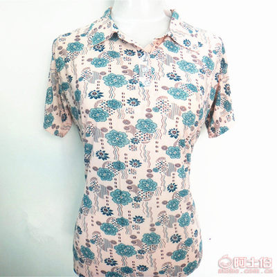 【千依服飾中老年女裝短袖t恤大碼女短袖翻領(lǐng)冰絲上衣地?cái)傌浽礋豳u媽媽裝W1658】深圳市寶安區(qū)新安千依服飾加工廠 - 產(chǎn)品庫(kù)