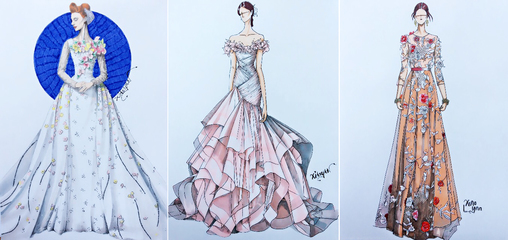 從構(gòu)思到呈現(xiàn) 三步打造絕美時(shí)裝畫(huà)服飾